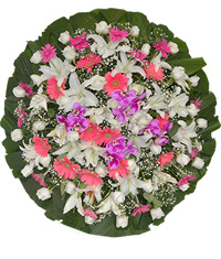 Coroa de Flores Super-Luxo - 03